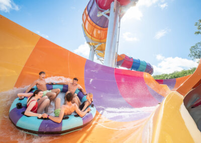 Rafter's Rage group of raft riders for website gallery at Soaky Mountain Waterpark